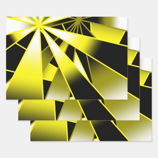 Blindfarbenfüllung Zeichnend Perspektive Geschenkpapier Set (Set)