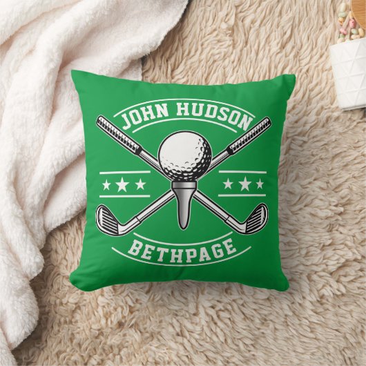 Blindfarbenprägung für den Golf Player Kissen (Decke)