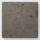 Blindfarbige Vorlage Travertine STONE-UNTERSETZER Steinuntersetzer (Vorderseite)