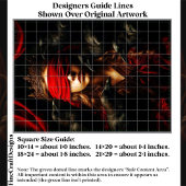 Blindfolded Gothic Queen of Ravens FC5L Dekoupage Seidenpapier