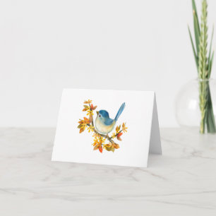 Blindgängerkarte für den jeden Anlaß Blauer Bird Karte