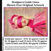 Blindgefaltete Frau, rosa Skarabäerin DH9L Decoupa Seidenpapier