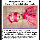 Blindgefaltete Frau, rosa Skarabäerin DH9R Decoupa Seidenpapier