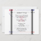 Blindgeschenk-Vorlage Einladung (Vorderseite)