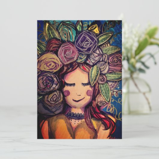 Blindglückskarte Einladung (Stehend Vorderseite)