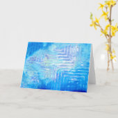 Blindgrün-Karte Karte (Gelbe Blume)