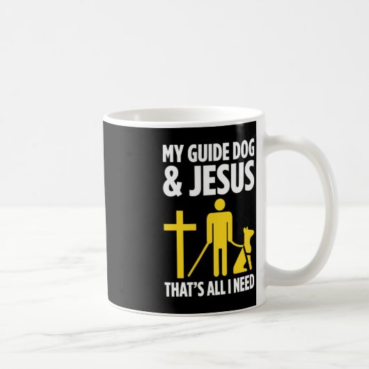 Blindheit für Blinde Menschen Blinde Person Braill Kaffeetasse (Rechts)