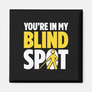 Blindheit für Blinde Menschen Blinde Person Braill Magnet