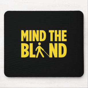 Blindheit für Blinde Menschen Blinde Person Braill Mousepad