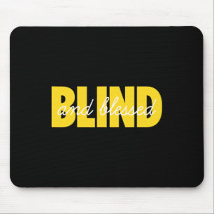 Blindheit für Blinde Menschen Blinde Person Braill Mousepad