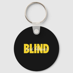 Blindheit für Blinde Menschen Blinde Person Braill Schlüsselanhänger