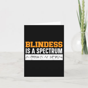 Blindheit ist ein Spektrum Braille Blinde Bewussts Karte