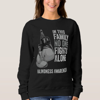 Blindheitsbewusstseinsmonats-Handschuhe Weiße Schl Sweatshirt