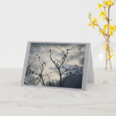 Blindkarte Karte (Gelbe Blume)