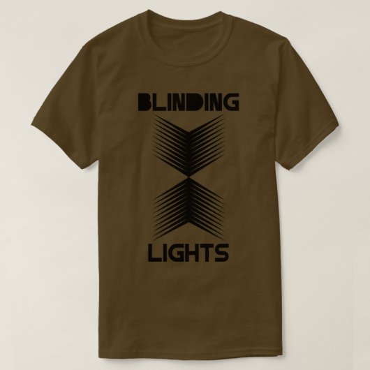 Blindlicht schwarz T-Shirt (Design vorne)
