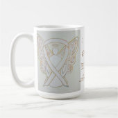 Blindness Awareness Ribbon Engel Custom Tasse (Links)