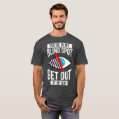 Blindness Gift For Blind People Braille T-Shirt (Vorne ganz)