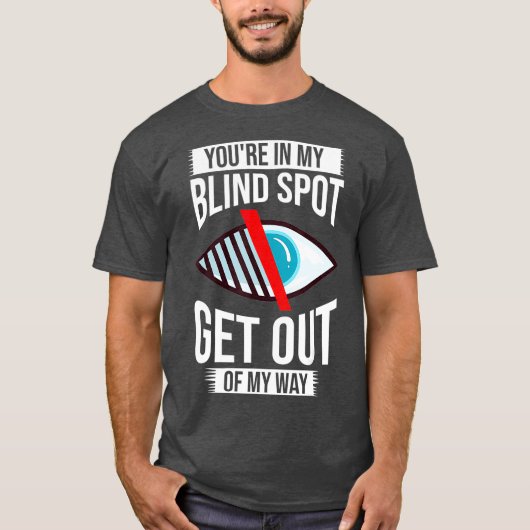 Blindness Gift For Blind People Braille T-Shirt (Vorderseite)
