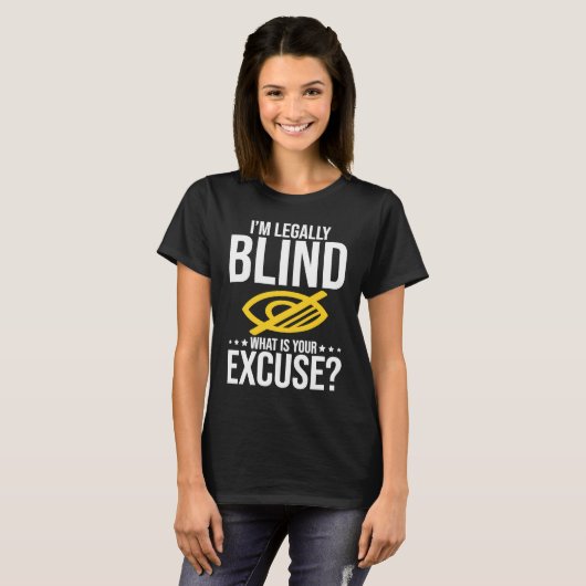 Blindness No Excuse Blind T-Shirt (Vorne ganz)