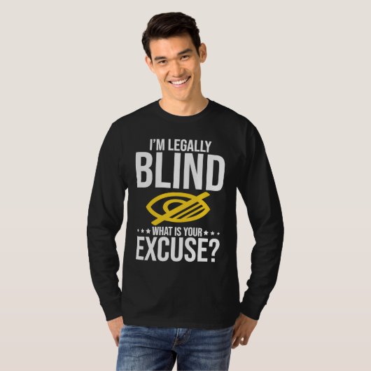 Blindness No Excuse Blind T-Shirt (Vorne ganz)