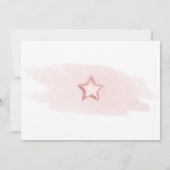 Blindpink Balloon Überraschung Geburtstagsparty Einladung (Rückseite)