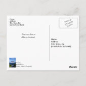 Blindpostkarte Postkarte (Rückseite)