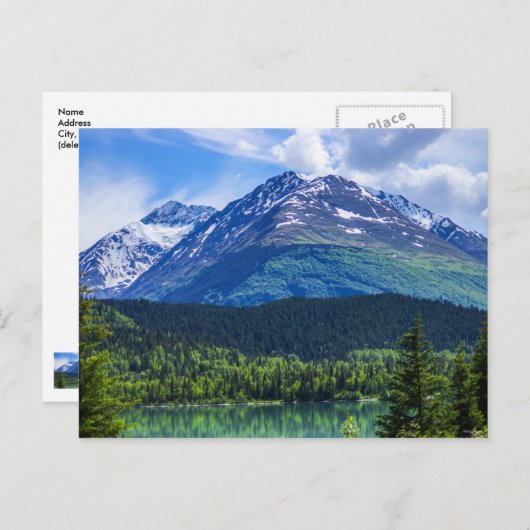 Blindpostkarte Postkarte (Vorne/Hinten)