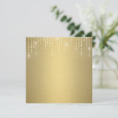 Blindprobe des Glitzer Einladung (Stehend Vorderseite)