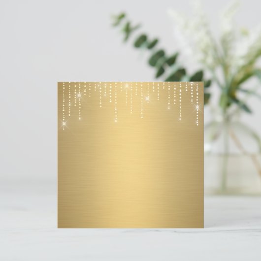 Blindprobe des Glitzer Einladung (Stehend Vorderseite)