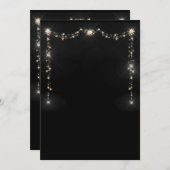Blindprobe des Glitzer Einladung (Vorne/Hinten)