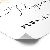 Blindprogramme Bitte ein Zeichen nehmen Poster (Ecke)