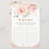 Blindrosa Brautparty der Schürze (Vorne/Hinten)