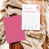 Blindrosa Brautparty-Suchspiel Einladung