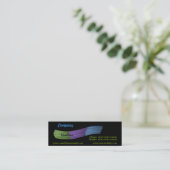 Blinds Business Card Mini Visitenkarte (Stehend Vorderseite)