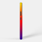 Blindstreifen Gelb Orange Red Blue Name Samsung Galaxy Hülle (Rechte Seite)