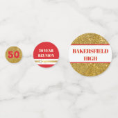Bling! 50. Klassentreffen Tischkonfetti Konfetti (Vorderseiten)