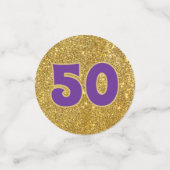 Bling! 50. Klassentreffen Tischkonfetti Konfetti (Klein Vorderseite)