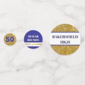 Bling! 50. Klassentreffen Tischkonfetti Konfetti (Vorderseiten)