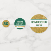 Bling! 50. Klassentreffen Tischkonfetti Konfetti (Vorderseiten)