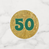 Bling! 50. Klassentreffen Tischkonfetti Konfetti (Klein Vorderseite)