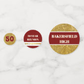 Bling! 50. Klassentreffen Tischkonfetti Konfetti (Vorderseiten)