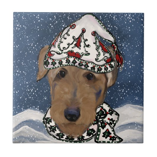 BLING AIREDALE FLIESE (Vorderseite)