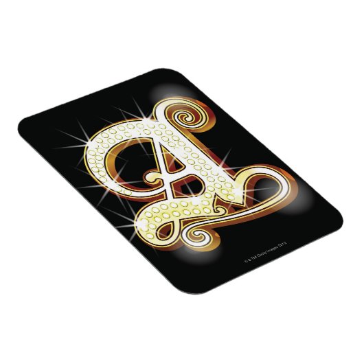 Bling alphabet A Magnet (Rechte Seite)