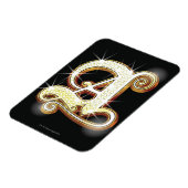 Bling alphabet A Magnet (Linke Seite)