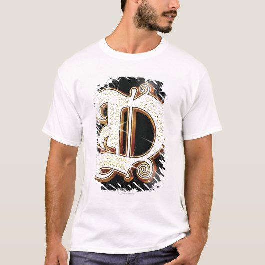 Bling Alphabet D T-Shirt (Vorderseite)
