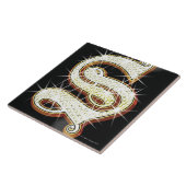 Bling Alphabet S Fliese (Seite)