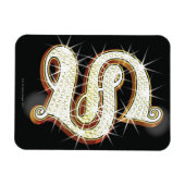 Bling alphabet S Magnet (Horizontal)