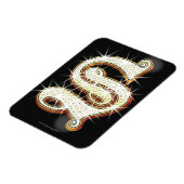 Bling alphabet S Magnet (Linke Seite)