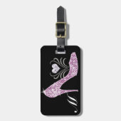 Bling Alphabet Tags - SRF Gepäckanhänger (Vorderseite vertikal)