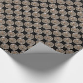 Bling auf dem Ritter Chic Diamond Glossy Geschenkpapier (Ecke)